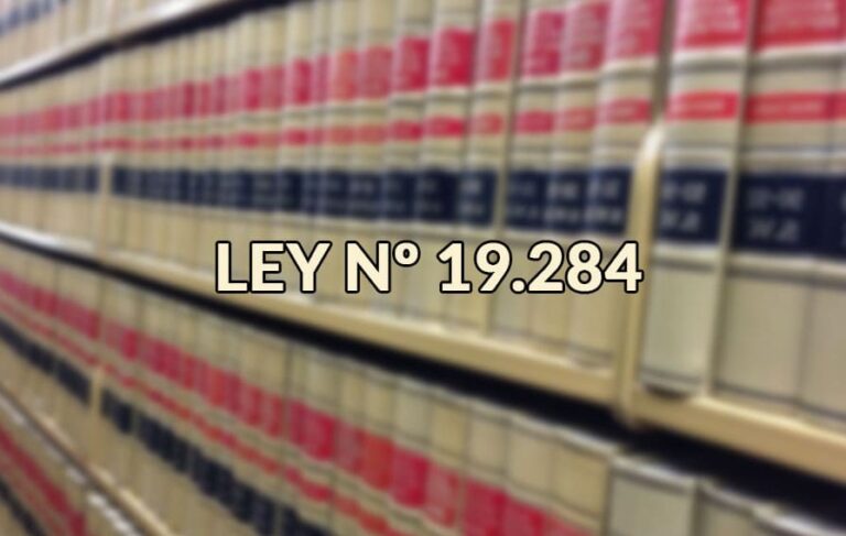 Ley Nº 19.284